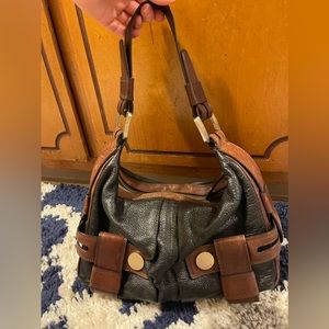 Michael Kors leather shoulder bag